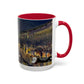 Pissarro, Camille - The Boulevard Montmartre At Night (1897) - Colorful Accent Mugs