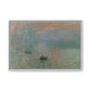 Monet, Claude - Impression, Sunrise (1872) - Matte Canvas, Framed