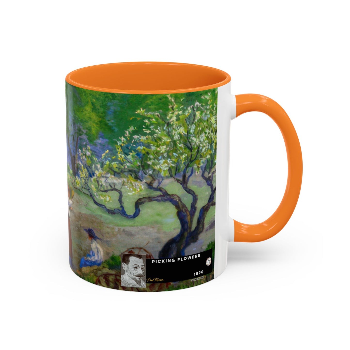 Ranson, Paul - Picking Flowers (1890) - Colorful Accent Mugs