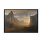 Bierstadt, Albert - Looking Down Yosemite Valley (1865) - Matte Canvas, Framed