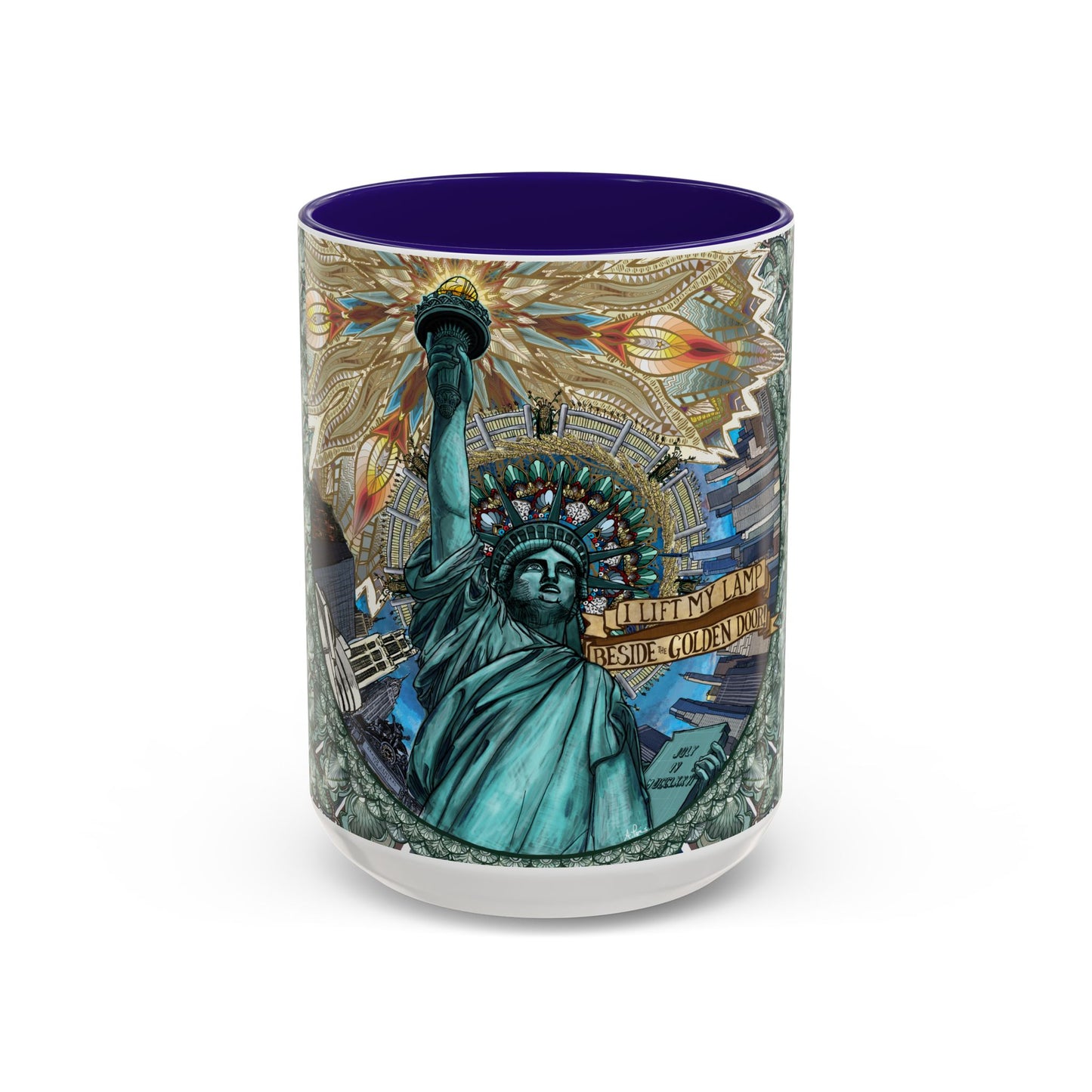 Pacio, Adam - Liberty Mandala - Colorful Accent Mugs