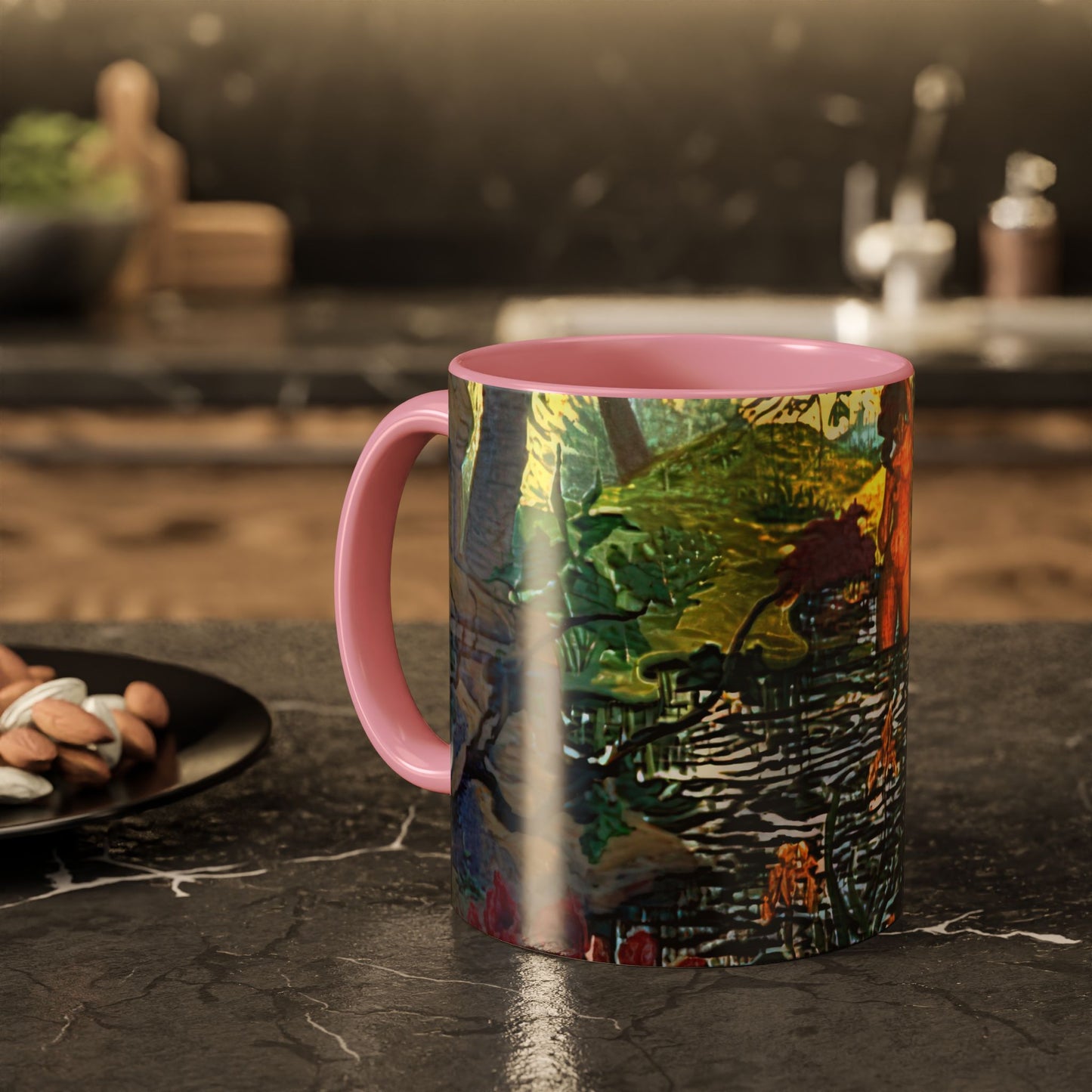 Ranson, Paul - The Lotus Bather (1906) - Colorful Accent Mugs