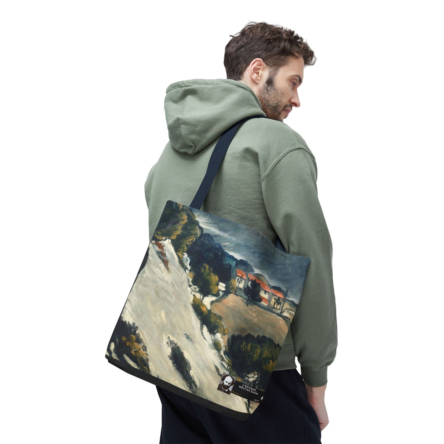 Cézanne, Paul - L’Estaque, Melting Snow (1870) - Tote Bag