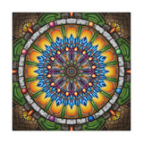 Emerald Arrows Mandala A - Canvas