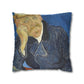 Van Gogh, Vincent - Portrait of Dr. Paul Gachet (1890) - Suede Square Pillowcase