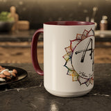 AdamPacio.com - White Logo - Colorful Accent Mugs