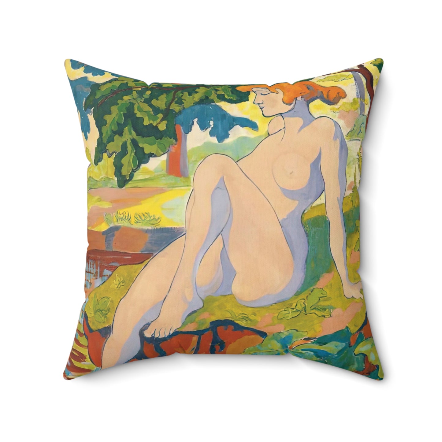 Ranson, Paul - Bather (1898) - Suede Square Pillow