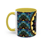 Obsidian Grandmothers Mandala - Colorful Accent Mugs