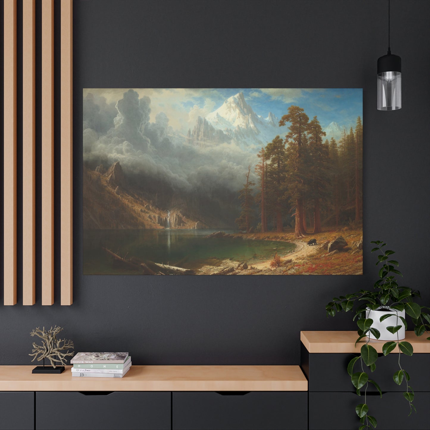 Bierstadt, Albert - Mount Corcoran (1877)- Canvas Block, unframed