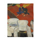 Gauguin, Paul - Vision of the Sermon (Jacob Wrestling with the Angel) (1888) - Microfiber Duvet Cover