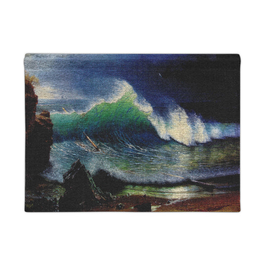 Bierstadt, Albert - Shore of the Turquoise Sea (1878) - Woven Wall Tapestry
