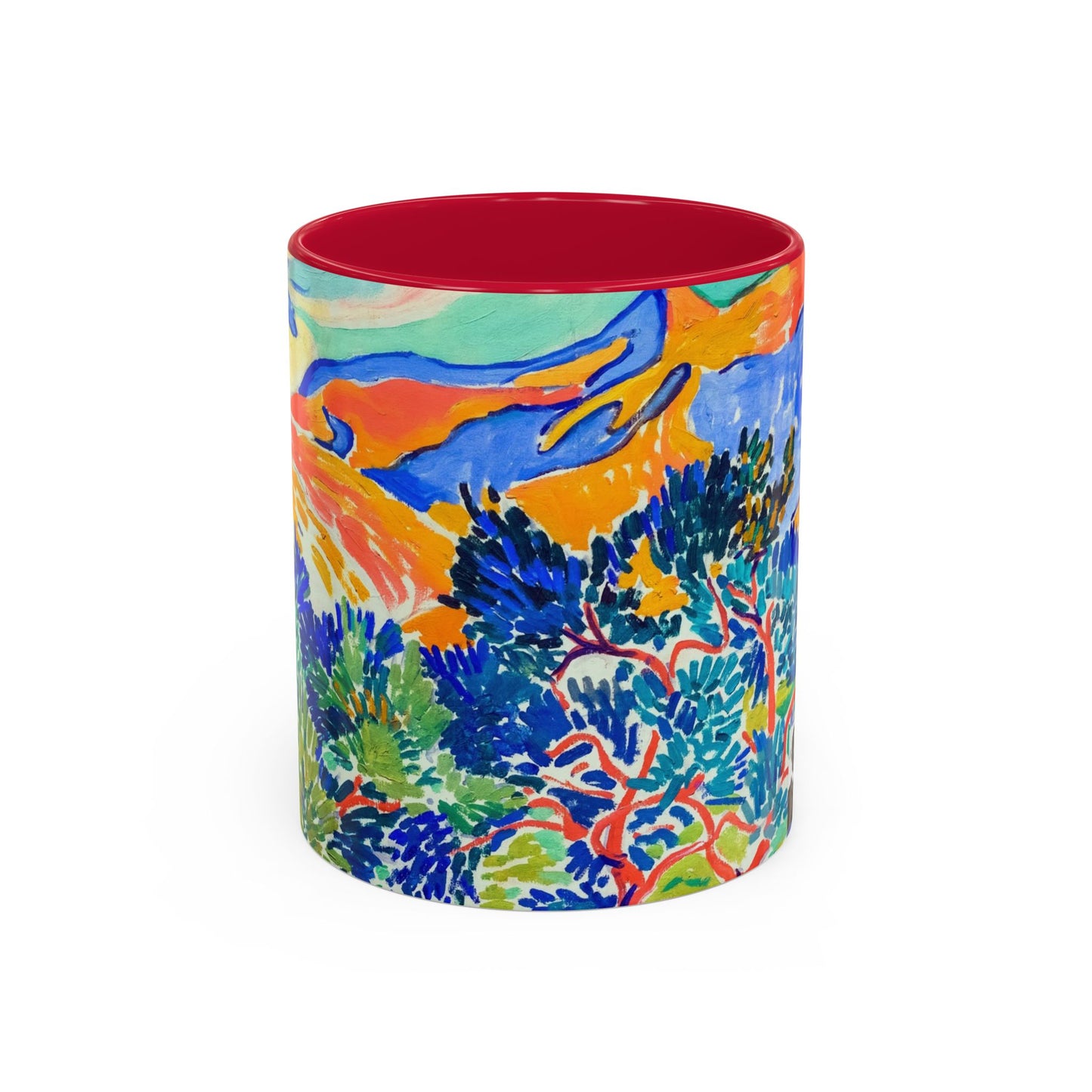 Derain, André - Mountains at Collioure (1905) - Colorful Accent Mugs