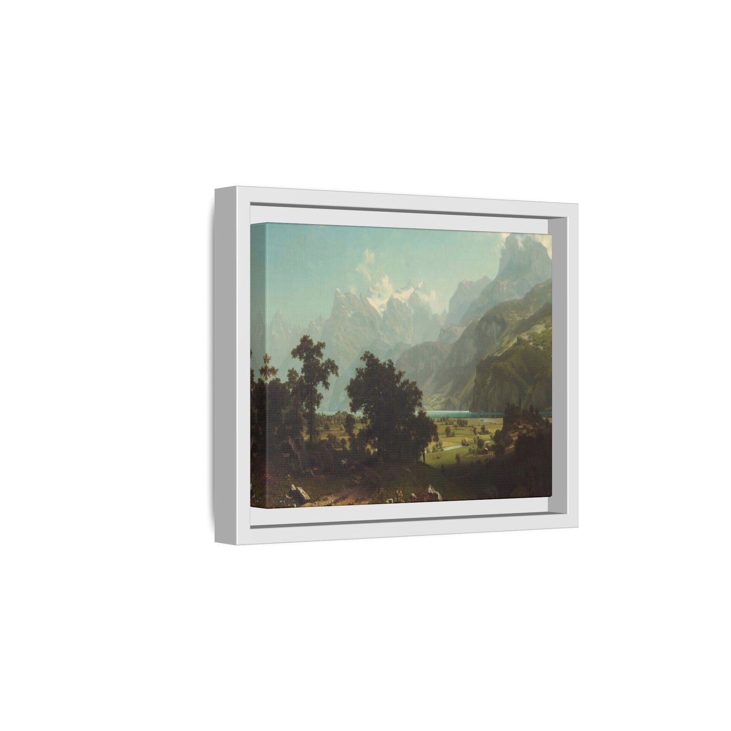 Bierstadt, Albert - Lake Lucerne (1858) - Matte Canvas, Framed