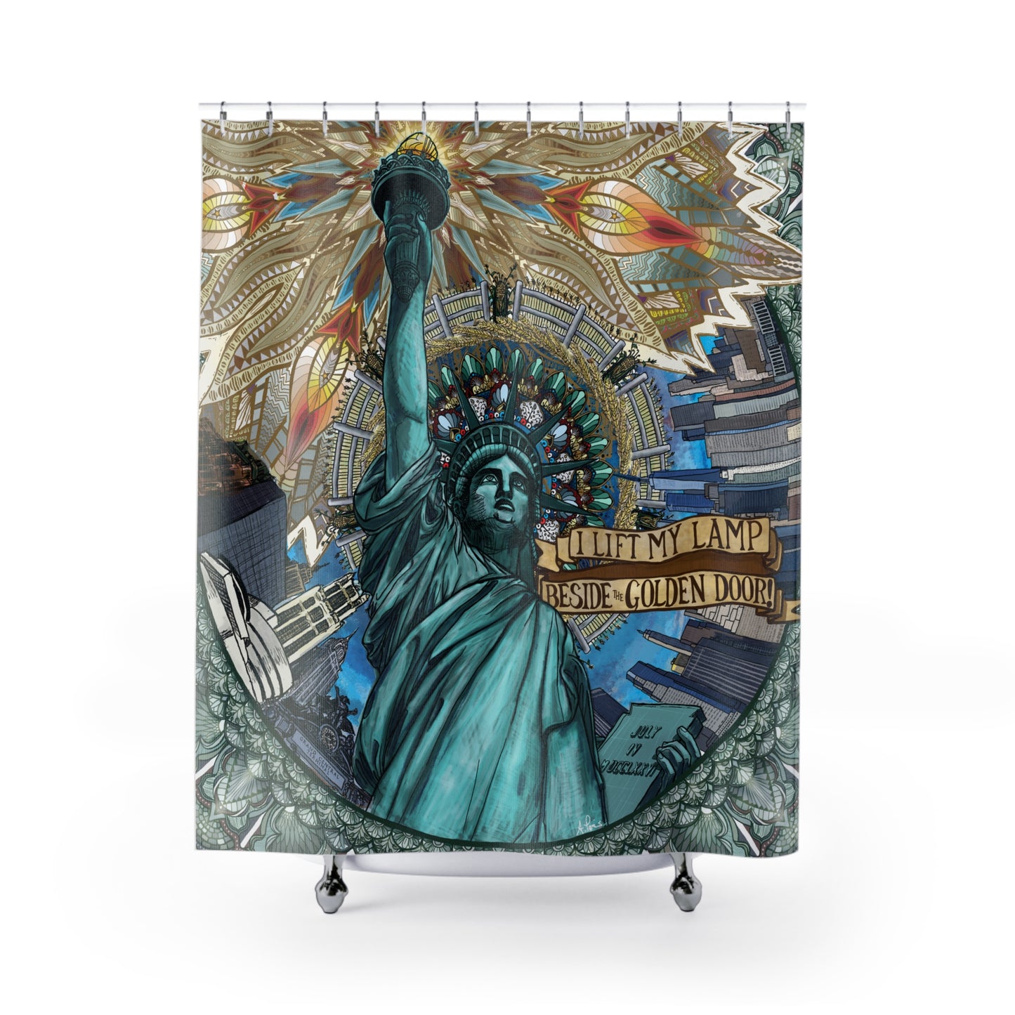 Liberty Mandala - Shower Curtains