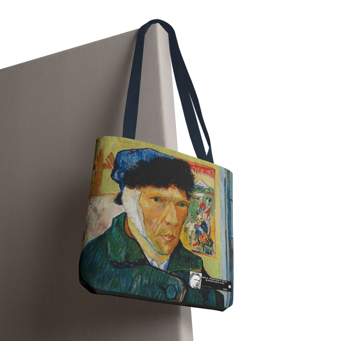 Van Gogh, Vincent - Self Portrait with Bandaged Ear (1889) - Tote Bag