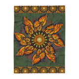 Pacio, Adam - Monarch Butterfly Mandala - Arctic Fleece Blanket