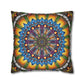 Pacio, Adam - Emerald Arrows Mandala - Suede Square Pillowcase