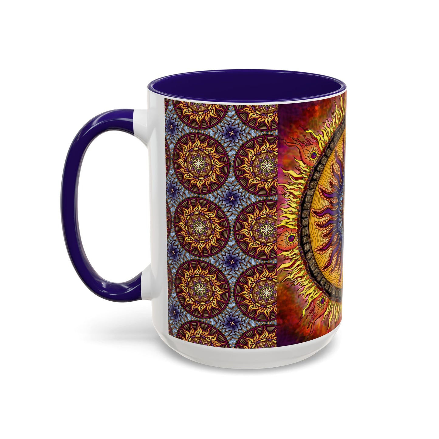 Pacio, Adam - Solar Disc Mandala - Colorful Accent Mugs