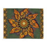 Pacio, Adam - Monarch Butterfly Mandala - Arctic Fleece Blanket