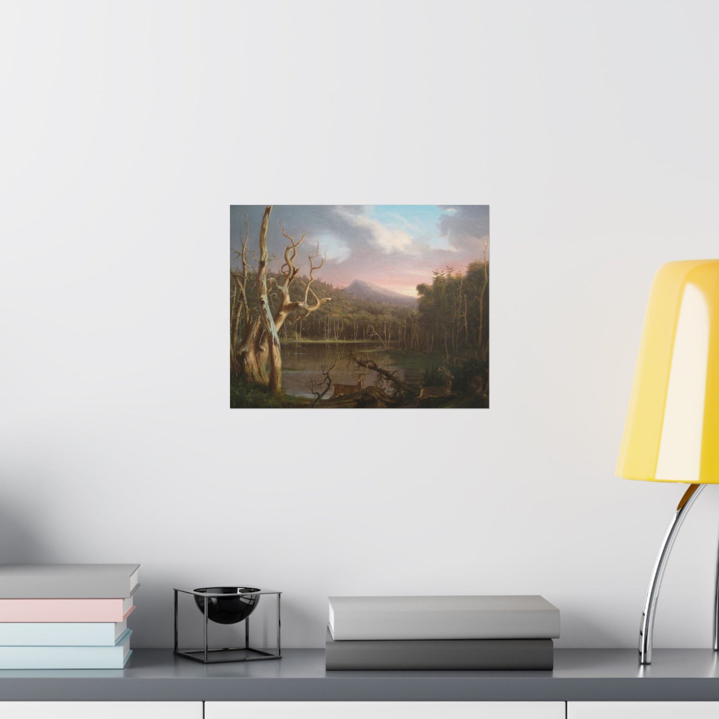 Cole. Thomas - Lake with Dead Trees (1825) - Satin Posters