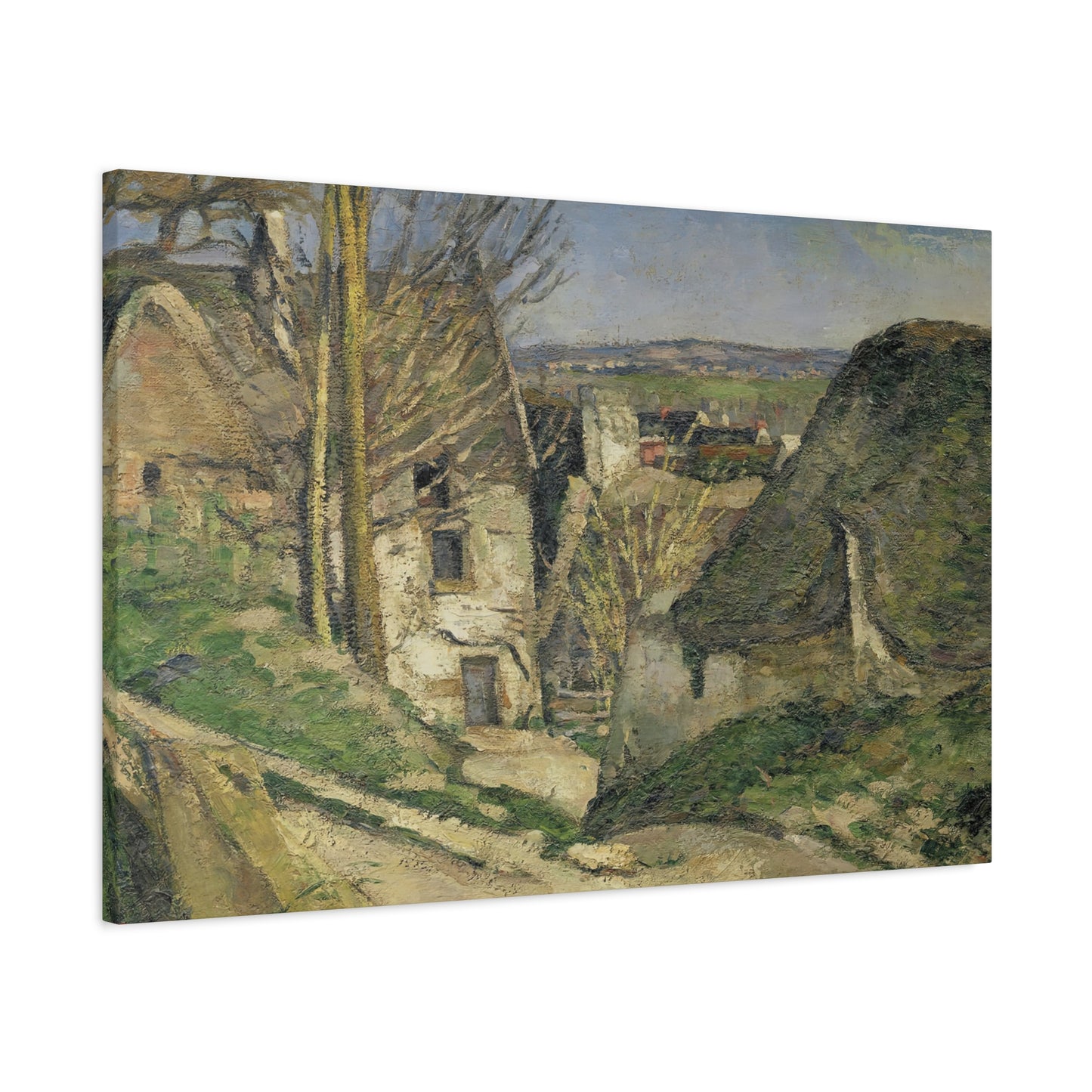 Cézanne, Paul - The House of the Hanged Man (1874) - Canvas Block, unframed
