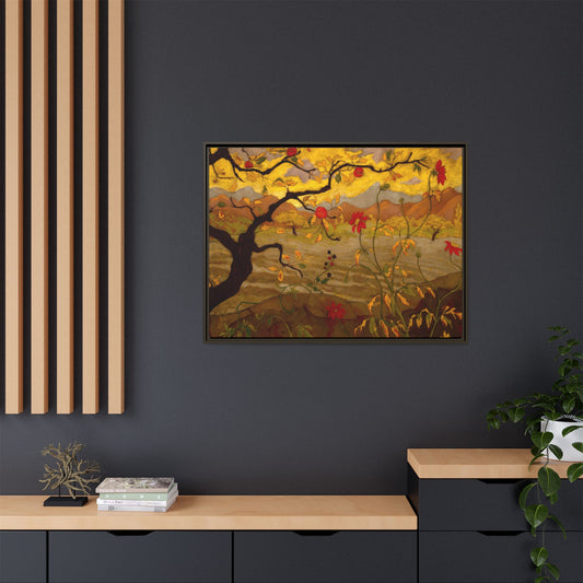 Ranson, Paul - Apple Tree with Red Fruit (1902) - Matte Canvas, Framed