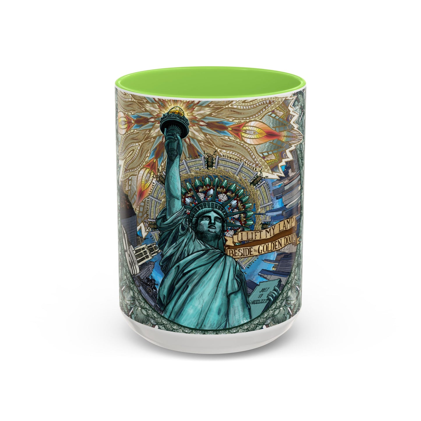 Pacio, Adam - Liberty Mandala - Colorful Accent Mugs