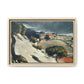 Cézanne, Paul - L’Estaque, Melting Snow (1870) - Matte Canvas, Framed