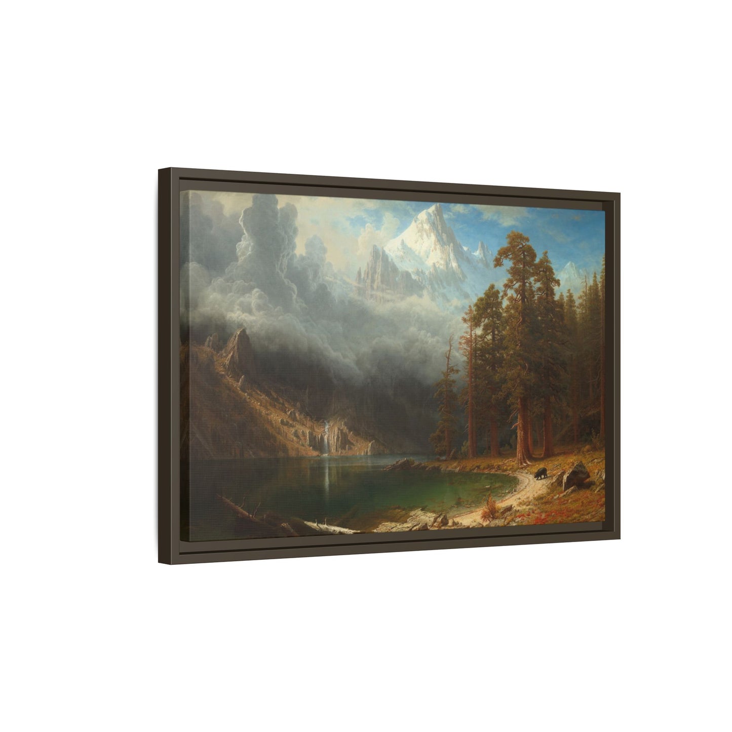 Bierstadt, Albert - Mount Corcoran (1877) - Matte Canvas, Framed