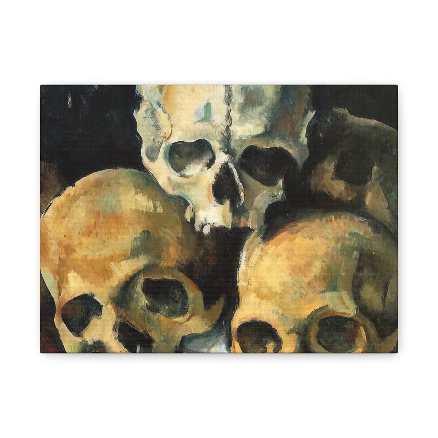 Cézanne, Paul - Pyramid of Skulls (1901) - Canvas Block, unframed