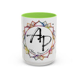 AdamPacio.com - White Logo - Colorful Accent Mugs