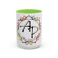 AdamPacio.com - White Logo - Colorful Accent Mugs