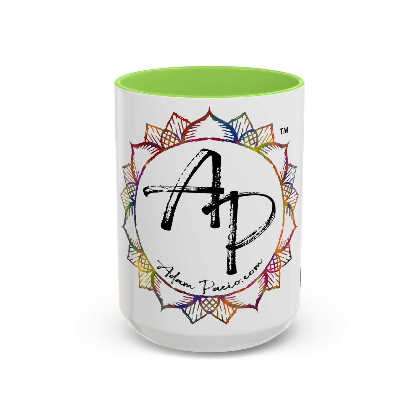 AdamPacio.com - White Logo - Colorful Accent Mugs