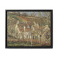 Pissarro, Camille - Red Roofs, Corner of a Village in Winter (1877) - Matte Canvas, Framed