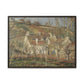 Pissarro, Camille - Red Roofs, Corner of a Village in Winter (1877) - Matte Canvas, Framed