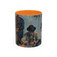 Cézanne, Paul - The Card Players (1892) - Colorful Accent Mugs
