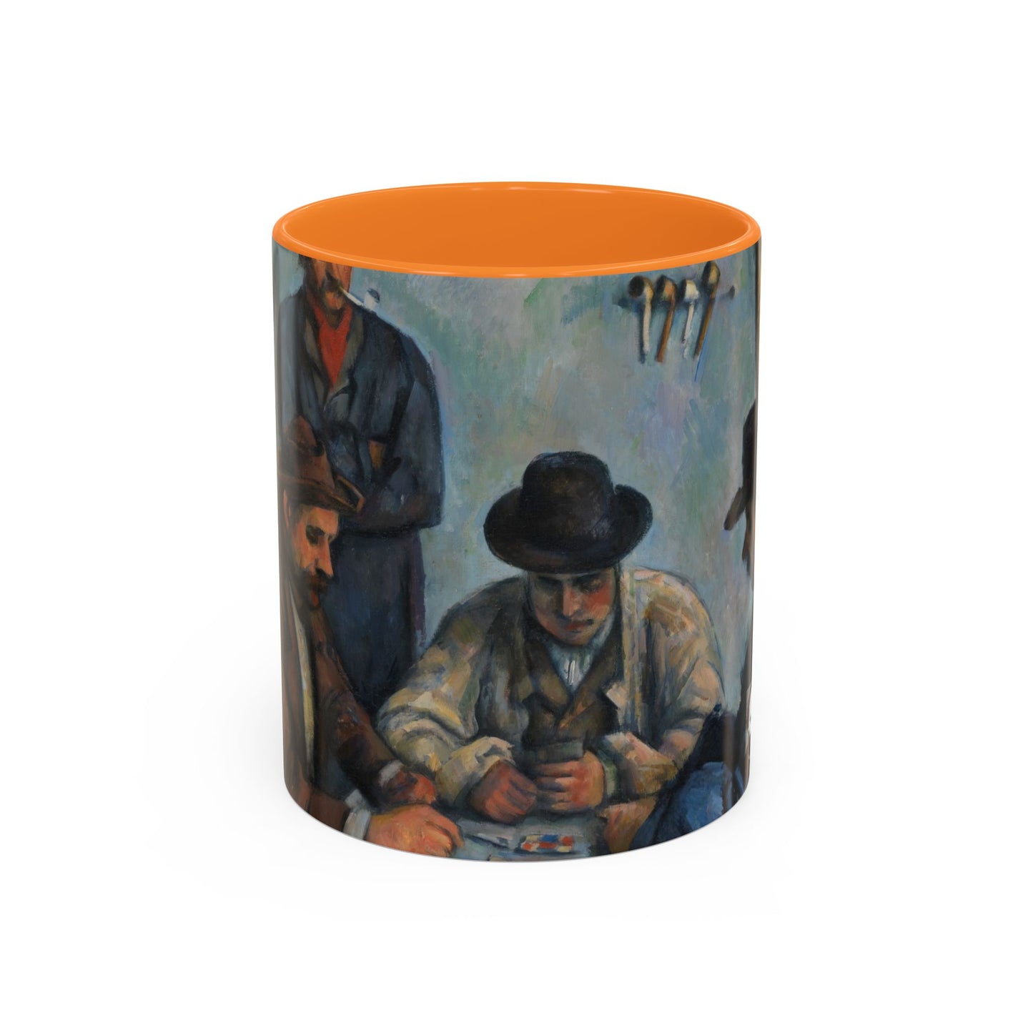 Cézanne, Paul - The Card Players (1892) - Colorful Accent Mugs