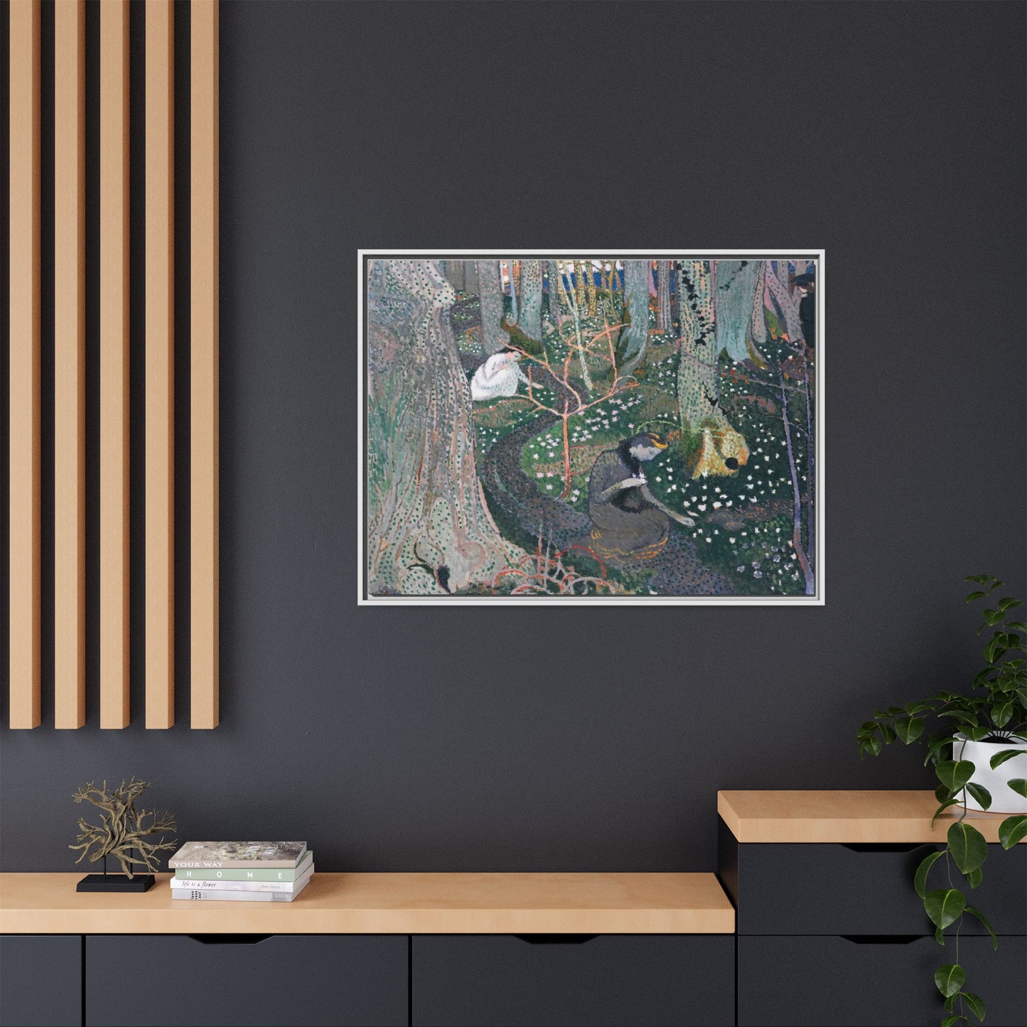 Denis, Maurice - April (1892) - Matte Canvas, Framed