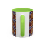 Solar Disc Mandala - Colorful Accent Mugs
