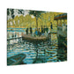 Monet, Claude - La Grenouillere (1869) - Canvas Block, unframed