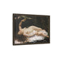 Courbet, Gustave - Woman with a Parrot (1866) - Matte Canvas, Framed