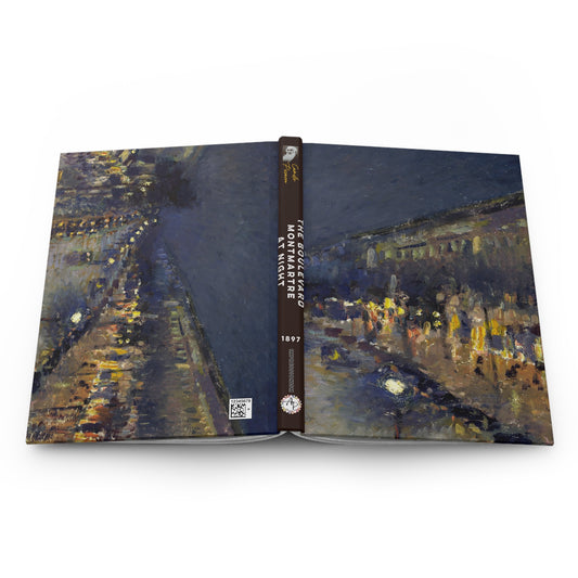 Pissarro, Camille - The Boulevard Montmartre At Night (1897) - Hardcover Journal Matte