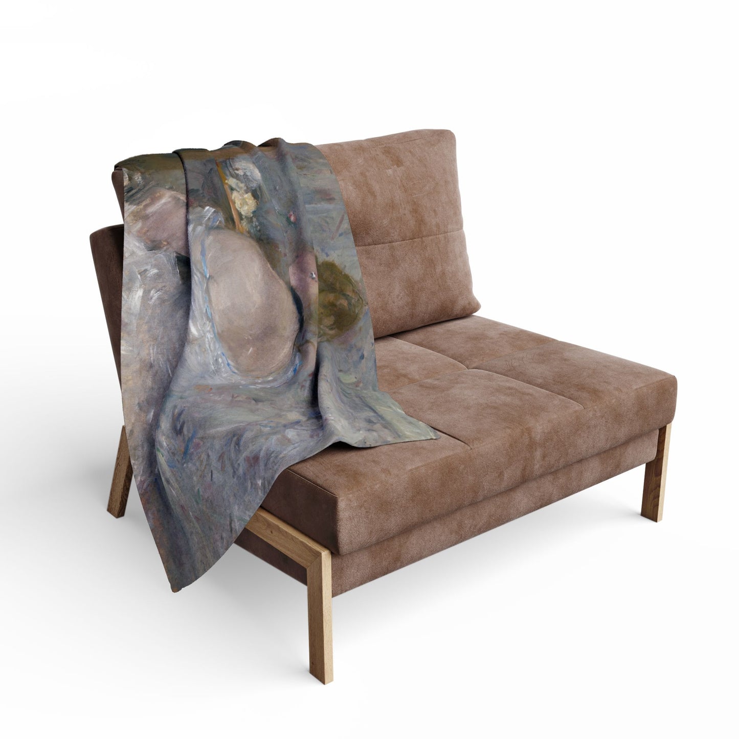 Morisot, Berthe - Woman at Her Toilette (1880) - Arctic Fleece Blanket