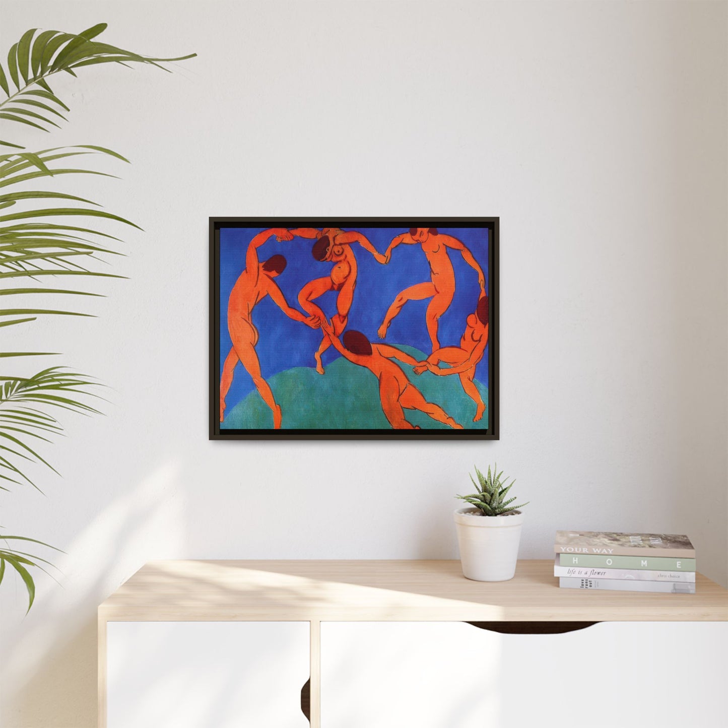 Matisse, Henri - Dance (II) (1910) - Matte Canvas, Framed