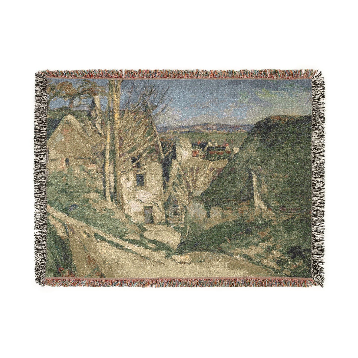Cézanne, Paul - The House of the Hanged Man, Auvers-sur-Oise (1874) - Woven Blanket