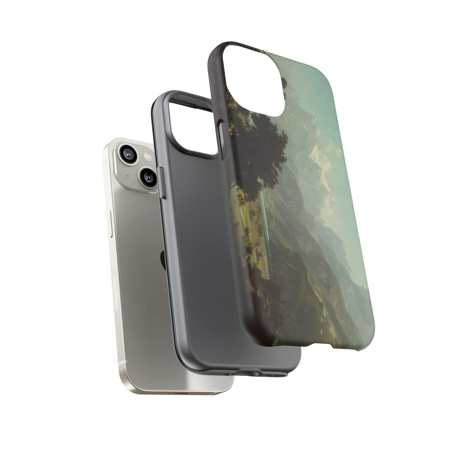 Bierstadt, Albert - Lake Lucerne (1858) - Tough Phone Cases