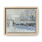 Monet, Claude - The Magpie (1868) - Matte Canvas, Framed