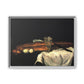 Cézanne, Paul - Still Life with Bread and Eggs (1865) - Matte Canvas, Framed