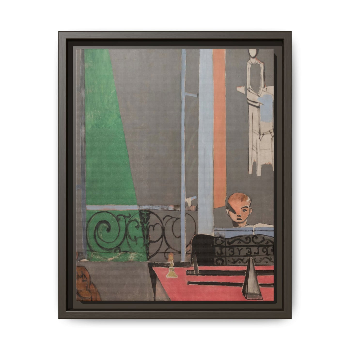 Matisse, Henri - Piano Lesson (1916) - Matte Canvas, Framed
