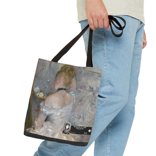 Morisot, Berthe - Woman at Her Toilette (1880) - Tote Bag